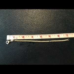 Silver Beaded Bracelet